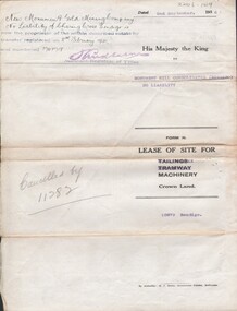 Document - MCCOLL, RANKIN AND STANISTREET COLLECTION: INDENTURED NO. 10879 BENDIGO, 1936