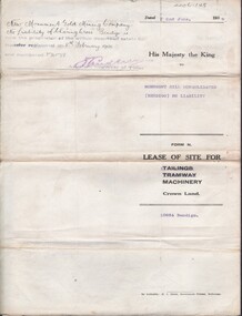 Document - MCCOLL, RANKIN AND STANISTREET COLLECTION: INDENTURE NO. 10834 BENDIGO, 1936