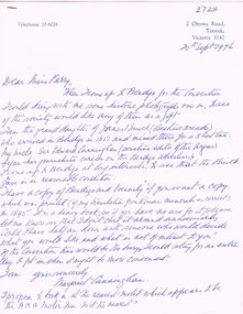Document - CORRESPONDENCE RE: JAMES BUICK
