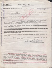 Document - MCCOLL, RANKIN AND STANISTREET COLLECTION: INDENTURE NO. 1137, 1936/51