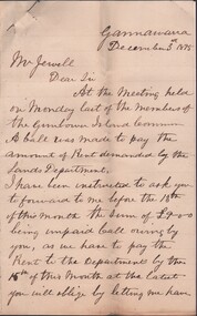 Document - CONNELLY, TATCHELL, DUNLOP COLLECTION: LEGAL PAPERS, 1896