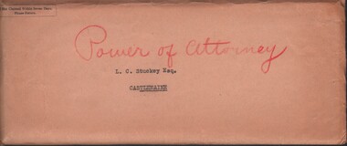 Document - MCCOLL, RANKIN AND STANISTREET COLLECTION: QUARTZ BLOCK MINE - L. C. STUCKEY, 1939