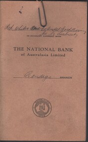 Document - MCCOLL, RANKIN AND STANISTREET COLLECTION: RED, WHITE AND BLUE EXTENDED - BANK PASSBOOK, 1948/51