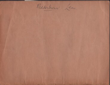 Document - MCCOLL, RANKIN AND STANISTREET COLLECTION: WEDDERBURN LEASE - CORRESPONDENCE, 1935/37