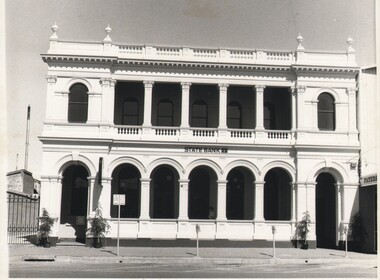 Photograph - WES HARRY COLLECTION: STATE SAVINGS BANK, April 1978