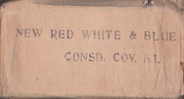 Document - MCCOLL, RANKIN AND STANISTREET COLLECTION: NEW RED, WHITE & BLUE CONSOLIDATED COMPANY N\L, 1858/1940