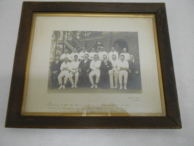 Photograph - HARRY BIGGS COLLECTION: VICTORIAN TRAMWAYS CRICKET ASSOC. TEAM, 1923