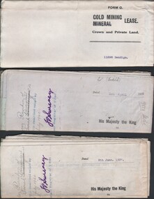 Document - MCCOLL, RANKIN AND STANISTREET COLLECTION: RED WHITE AND BLUE EXTENDED G M CO N.L. - LEASES, 1928/1941
