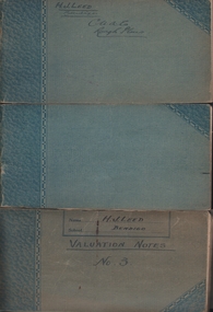 Document - MCCOLL, RANKIN AND STANISTREET COLLECTION: H. J. LEEDS - VALUATION NOTES, 1949