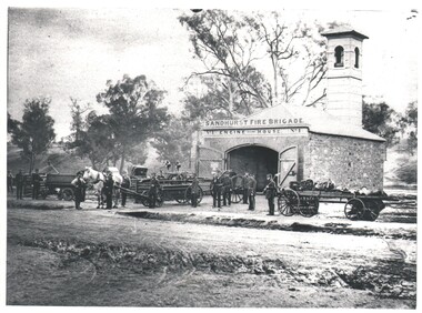 Photograph - WES HARRY COLLECTION: SANDHURST FIRE BRIGADE, 1860's