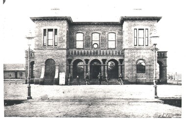 Photograph - WES HARRY COLLECTION: SANDHURST TOWN HALL, 1860's