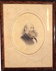 Drawing - COHN BROTHERS COLLECTION: ETCHING OF MORITZ COHN, 1878