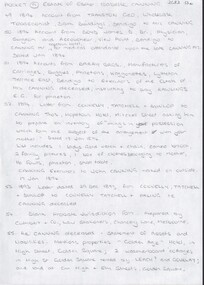 Document - CONNELLY, TATCHELL, DUNLOP COLLECTION: LEGAL PAPERS