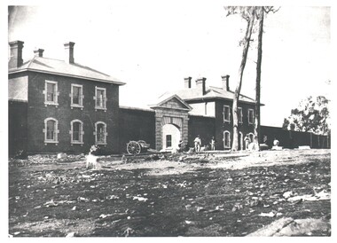 Photograph - WES HARRY COLLECTION: BENDIGO GAOL, Early 1860's