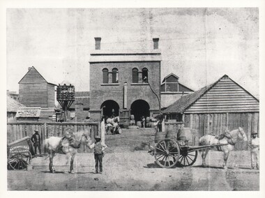 Photograph - WES HARRY COLLECTION: SAYER'S NORFOLK  BREWERY, 1860's