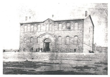 Photograph - WES HARRY COLLECTION: BENDIGO GOLDFIELDS HOSPITAL, 1850's ??