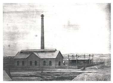 Photograph - WES HARRY COLLECTION: BENDIGO GASWORKS, 1861?