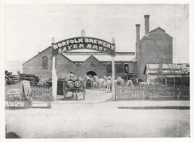 Photograph - WES HARRY COLLECTION: NORFOLK BREWERY, 1860's