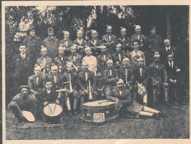 Photograph - WES HARRY COLLECTION: LEGGOS CAZOO BAND, 1915 - 16