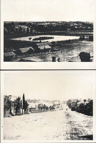 Photograph - WES HARRY COLLECTION: BENDIGO ASYLUM AND LOWER DAM, (a)1876, (b) 1872