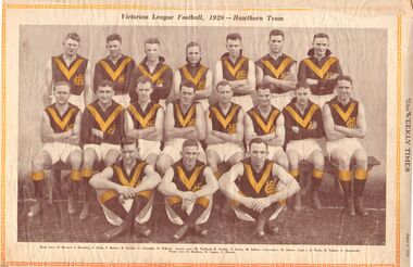 Newspaper - WEEKLY TIMES SPORT, 1928