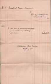 Document - CONNELLY, TATCHELL, DUNLOP COLLECTION: LEGAL PAPERS, 1901 to 1903