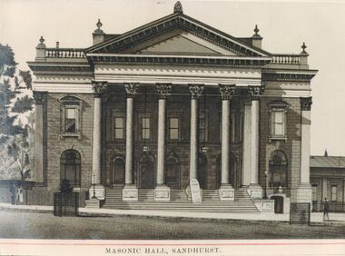 Print - MASONIC HALL, SANDHURST