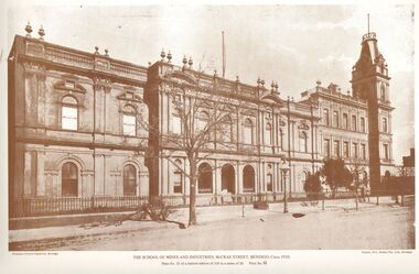 Photograph - BENDIGO SCHOOL OF MINES, 1910