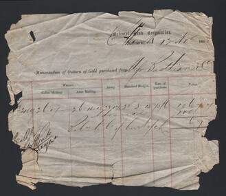 Document - ORIENTAL BANK CORPORATION SALE NOTE, 1868