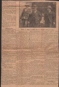 Newspaper - BENDIGO SEWERAGE INQUIRY, 1925