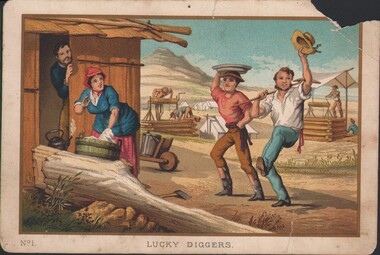 Postcard - WES HARRY COLLECTION: LUCKY DIGGERS