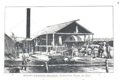 Photograph - WES HARRY COLLECTION: CRUSHING MACHINE, 1857