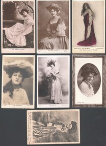 Postcard - WES HARRY COLLECTION: 7 POSTCARDS, 1907