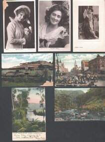 Postcard - WES HARRY COLLECTION: 7 POSTCARDS, 1905 - 09