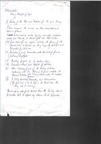 Document - HARRY BIGGS COLLECTION: HISTORY OF BENDIGO BENEVOLENT ASYLUM, 1857 ->