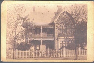 Photograph - WES HARRY COLLECTION: ST. PAULS RECTORY, 1870