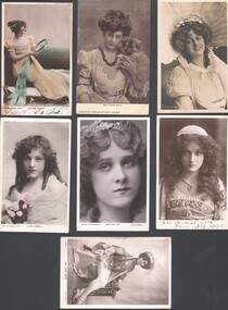 Postcard - WES HARRY COLLECTION: 7 POSTCARDS, 1904 - 06