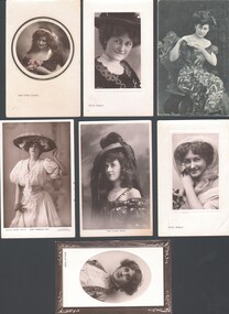 Postcard - WES HARRY COLLECTION: 7 POSTCARDS, 1907 - 09