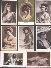 Postcard - WES HARRY COLLECTION: 8 POSTCARDS, 1904 - 06