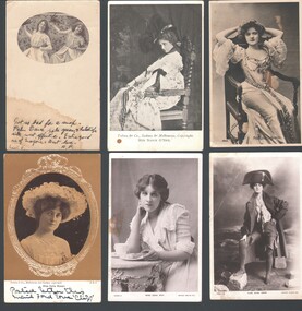 Postcard - WES HARRY COLLECTION: 6 POSTCARDS, C. 1907
