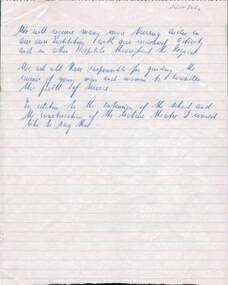Document - HARRY BIGGS COLLECTION: BENDIGO BENEVOLENT ASYLUM