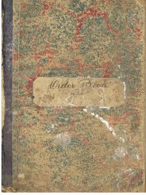 Document - GEORGE MEAKIN COLLECTION: TAILOR'S ORDER AND MEASUREMENT BOOK, 1904 - 1905