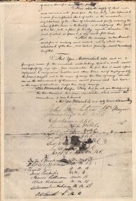 Document - PROVISION OF WATER TO SANDHURST, 1860's