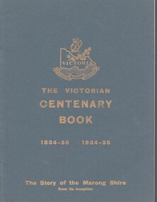 Book - HARRY BIGGS COLLECTION: THE VICTORIAN CENTENARY BOOK 1834 - 35  1934 - 35, 1834-35 -- 1934-35