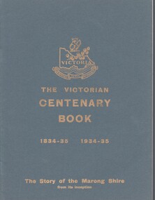 Book - HARRY BIGGS COLLECTION: THE VICTORIAN CENTENARY BOOK 1834 - 35  1934 - 35, 1834-35 -- 1934-35