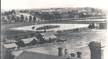 Photograph - HARRY BIGGS COLLECTION: SANDHURST FROM CAMP HILL BELL TOWER, 1878