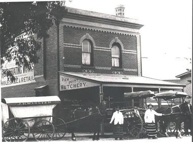Photograph - HARRY BIGGS COLLECTION: VIEW POINT BUTCHERY EAGLEHAWK