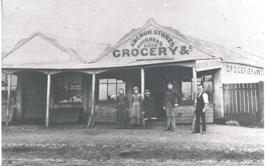 Photograph - HARRY BIGGS COLLECTION: ANCHOR STORES MOORHEAD BROS