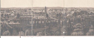 Photograph - HARRY BIGGS COLLECTION:  GENERAL BIRDS EYE VIEW OF SANDHURST, c 1888