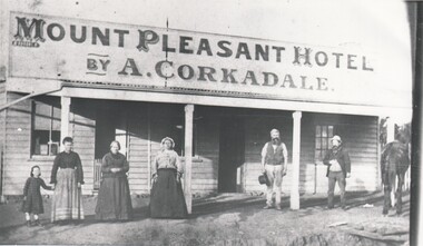 Photograph - HARRY BIGGS COLLECTION:  MT PLEASANT HOTEL BY A CORKADALE